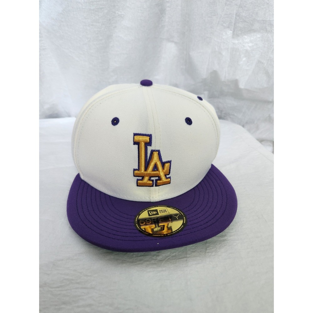Rare NWT New Era x PS Reserve LA Dodgers Chrome 59FIFTY Fitted Hat 7 Cooperstown